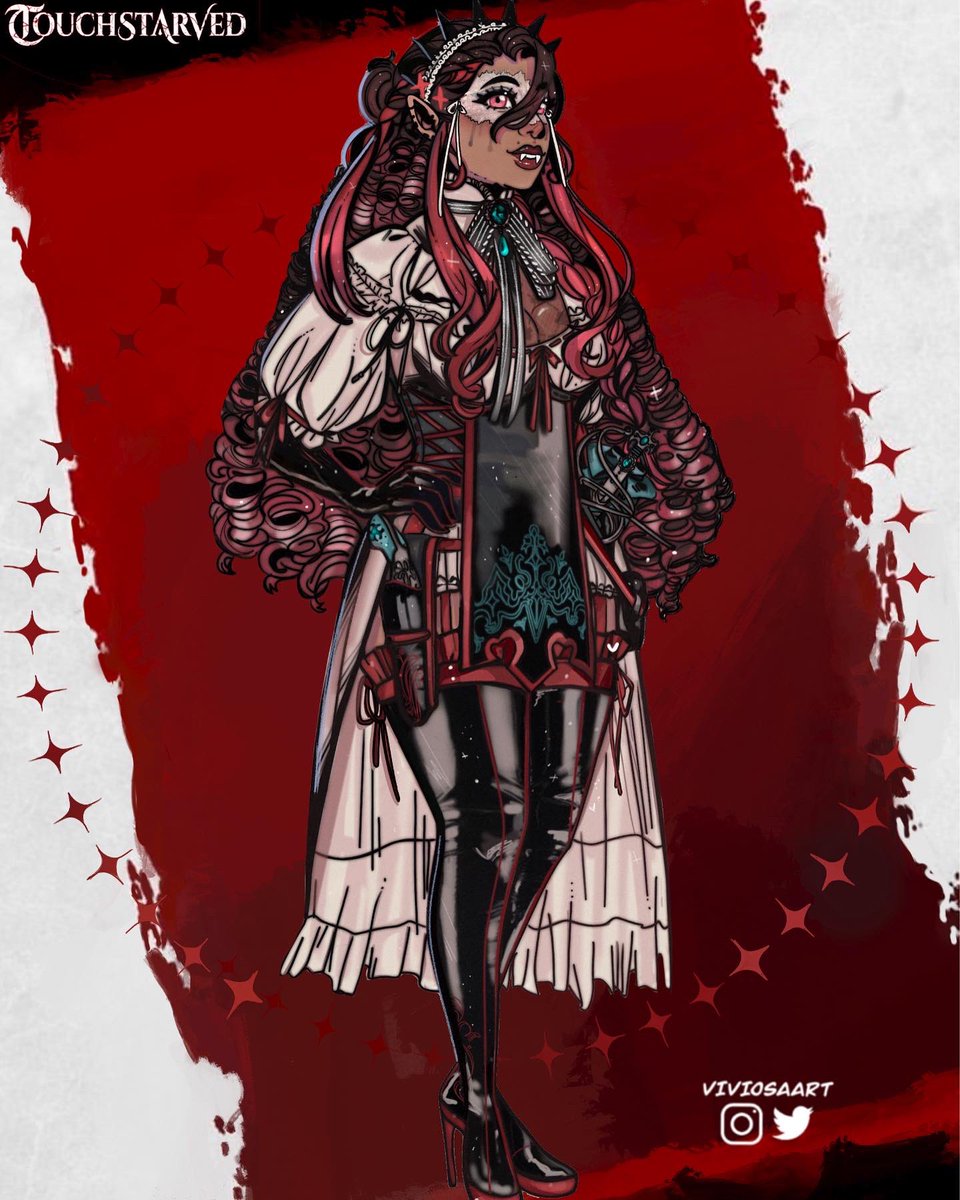 viviosaart's tweet photo. AAH HERE SHE IS ALL DONE! 😭💕Skdjsk I had so much fun fixing my oc’s design and trying to match the style of  #TouchstarvedGame - designs and assets belong to @redspringstudio and Arte belong’ s to me! I’m so excited for this game! 💗💕✨ https://t.co/6bjGLsoIr9