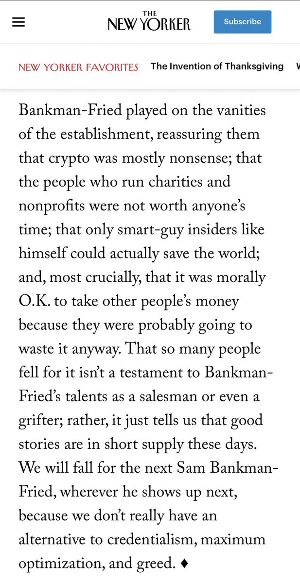RT @andr3w: fire passage on SBF from fellow degen @jaycaspiankang in the new yorker. one of the few good ones https://t.co/Ci9Q9ycsTj