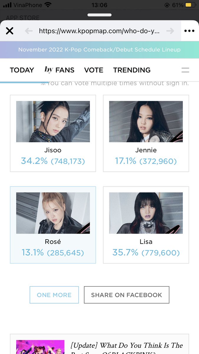 Shalalalattmt's tweet photo. Vote for #ROSÉ
Link: https://t.co/FQhaChZdz3 https://t.co/7nsNeAhrAZ