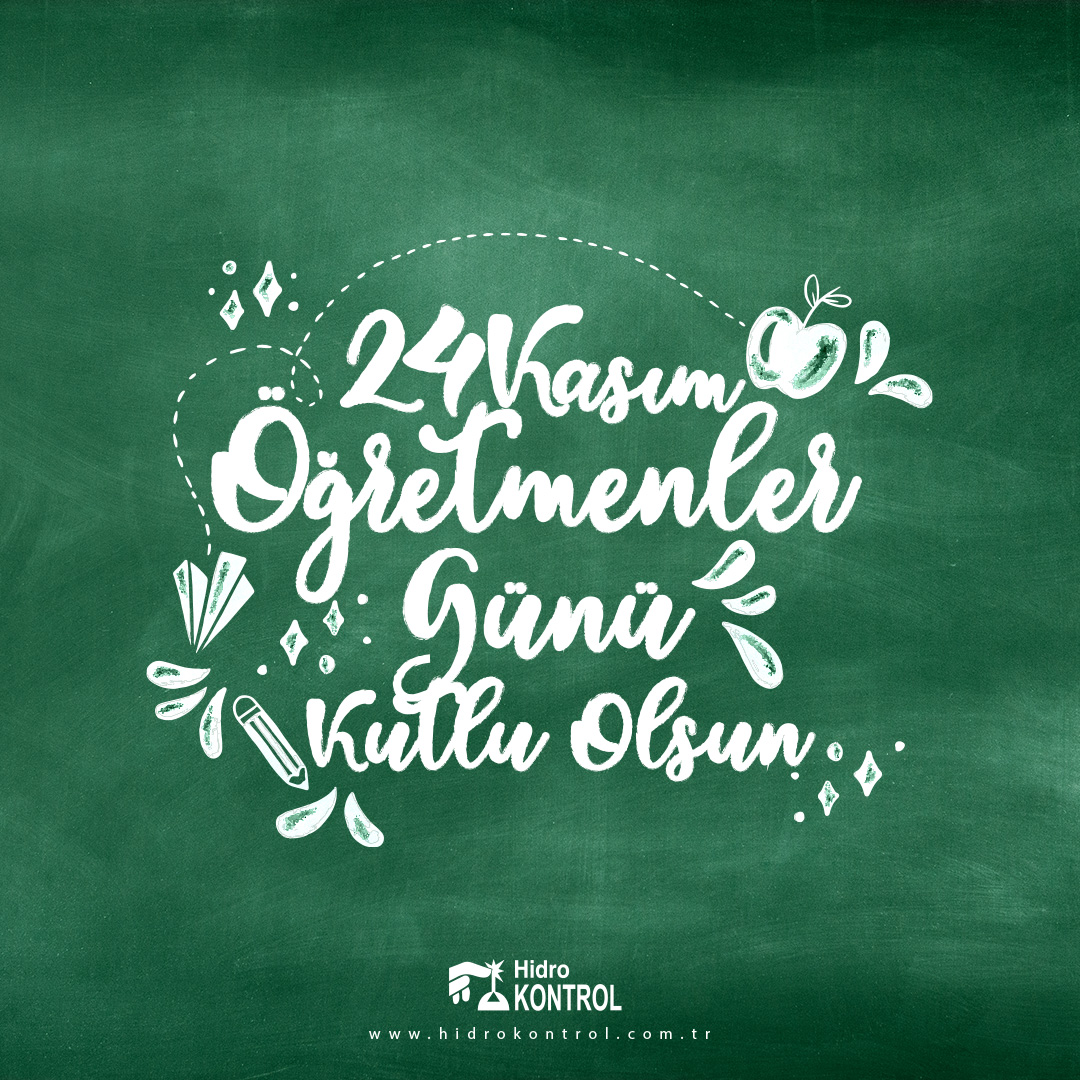Yarınlarımızı bir güneş gibi aydınlatan; fikri hür, vicdani hür, irfanı hür yeni nesiller yetiştiren tüm öğretmenlerimizin 24 Kasım Öğretmenler Günü kutlu olsun.

#ÖğretmenlerGünü #Hidrokontrol