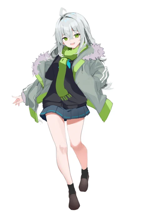 代理ちゃんの冬服考えてました 