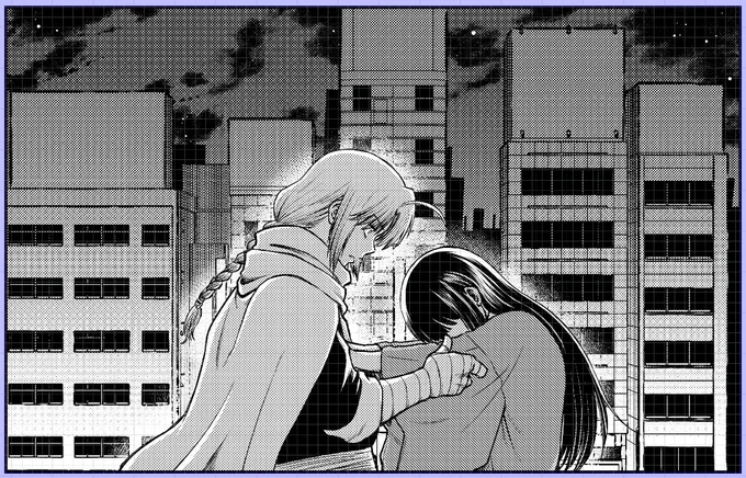 2022冬銀魂・沖神前提かむそよR18新刊「しずむ夕陽の逢瀬、ふたりで。」進捗。神威を押し返すそよちゃん。そよちゃんは強い子なので…… #2022冬新刊進捗 