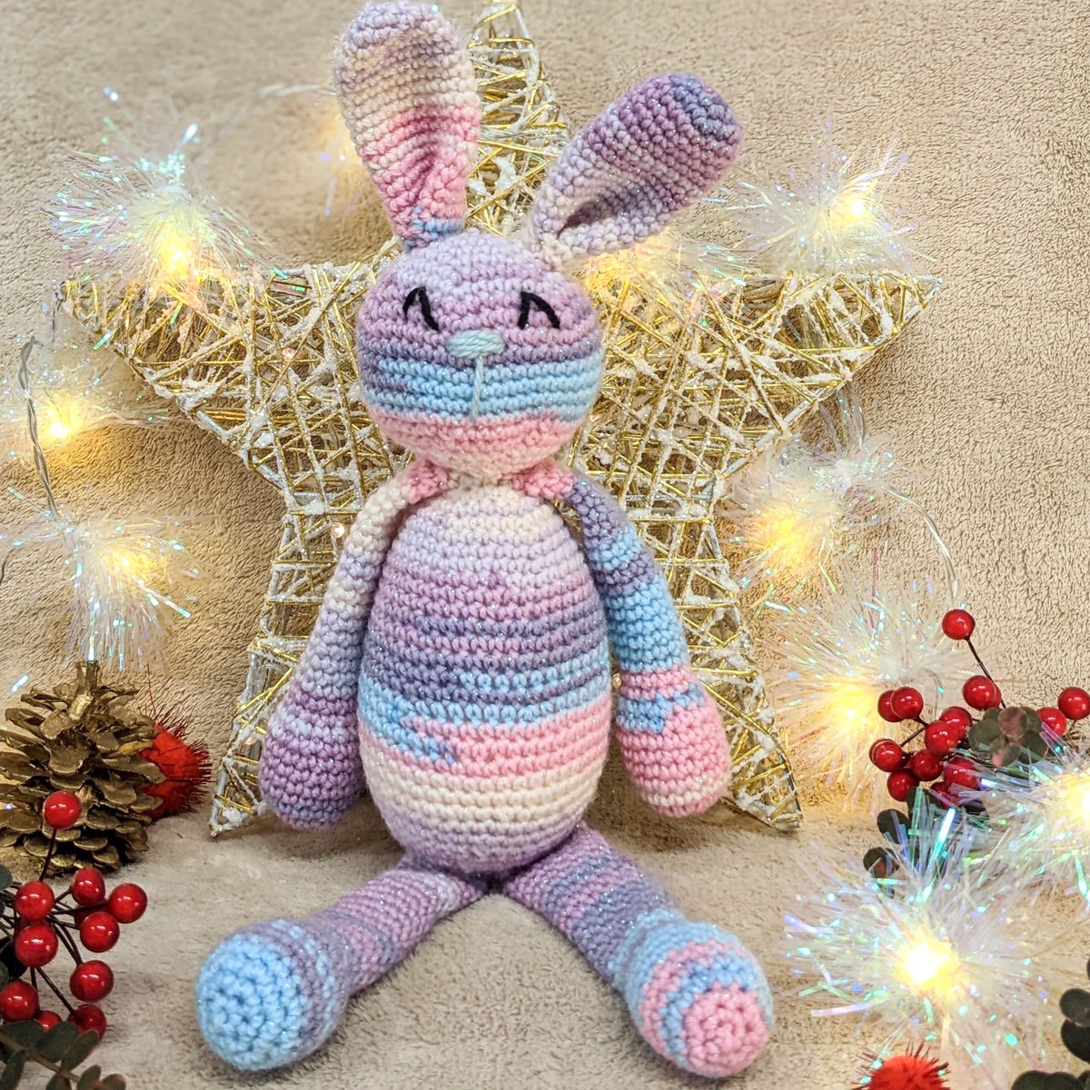 LittleSmilesIE's tweet photo. Crochet sleepy bunny ready for the Christmas @tuam_craft_fair on November 26th! 🎄♥️ #mhhsbd #EarlyBiz #handmadegift #crochetgift #christmasgift  #handmade #bunny #winter #winterdecor #shoplocal #madeingalway #irishcrafter #irishcraft #handmadeinireland #madeinireland https://t.co/6Csri4ttK0