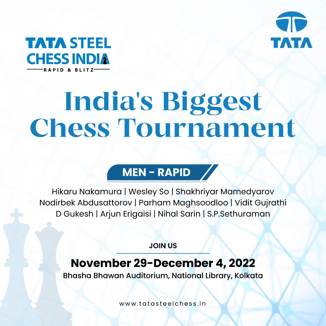 tschessindia's tweet image. Here&apos;s the full list of participants for this year&apos;s @tschessindia 

9 players will play full board and one spot is split in both open and women&apos;s sections.  

See you all at the tournament! 
#tsci2022 #tschessindia #TSCI