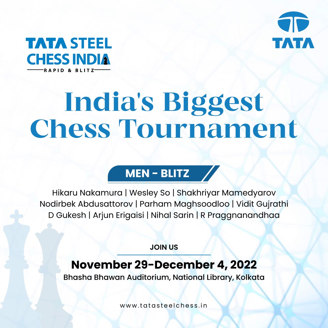 tschessindia's tweet image. Here&apos;s the full list of participants for this year&apos;s @tschessindia 

9 players will play full board and one spot is split in both open and women&apos;s sections.  

See you all at the tournament! 
#tsci2022 #tschessindia #TSCI