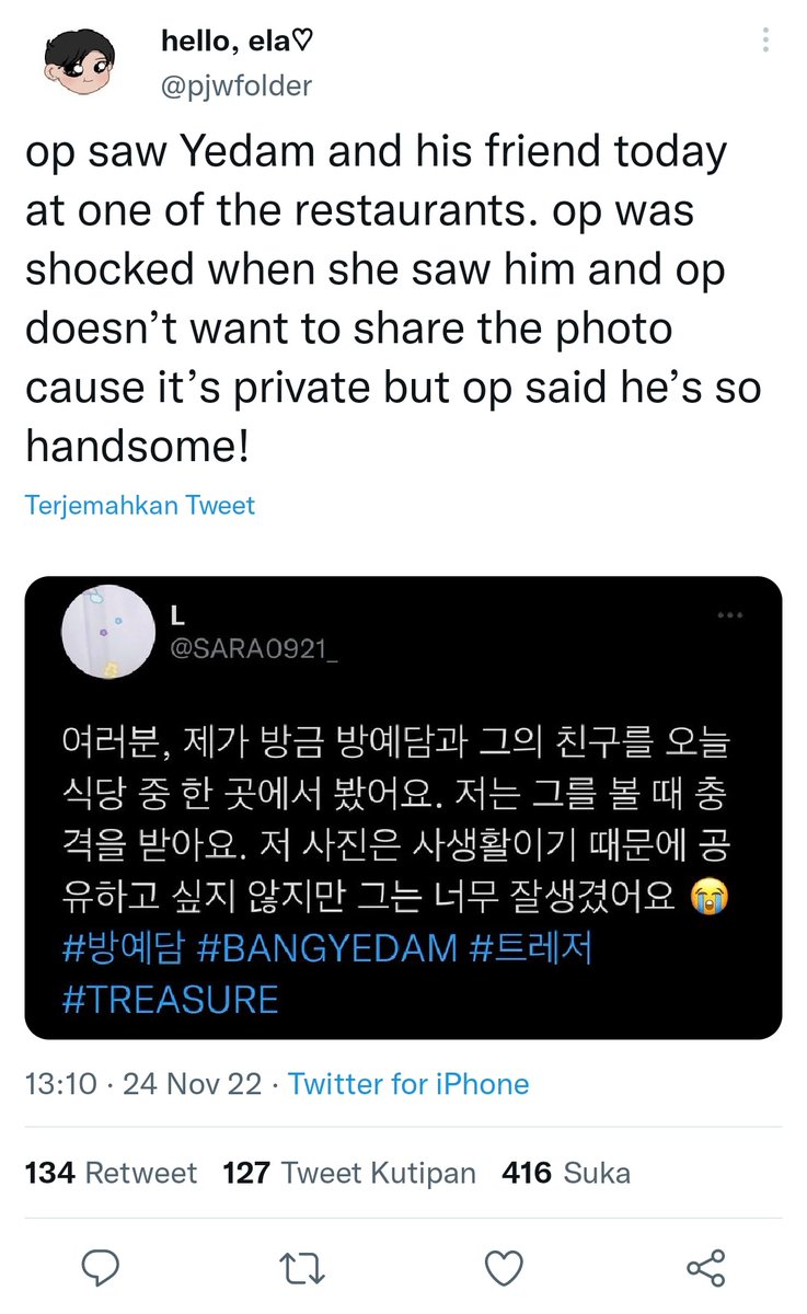 treasuremenfess's tweet photo. Teume! Akhirnya ada news dari bang yeee😭😭😭 https://t.co/XZFaeWhTxE