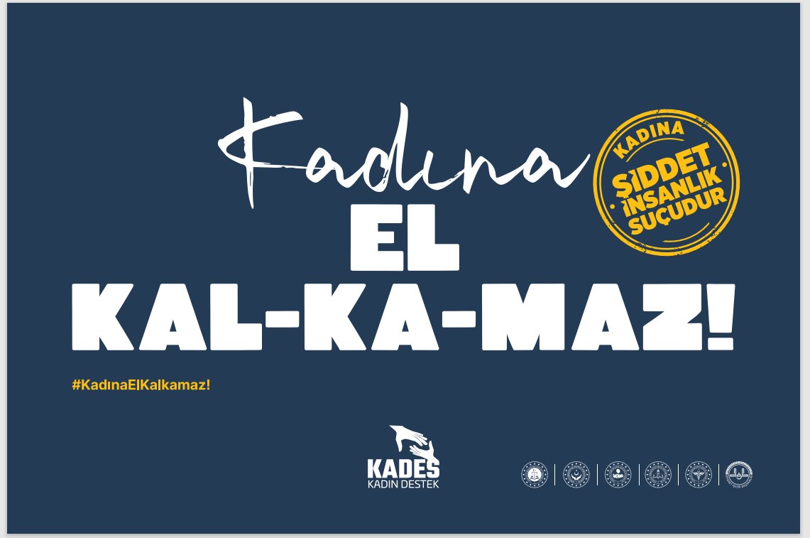 👉Her türlü şiddetin karşısında⛔️
👉Kadınlarımızın yanında💐
🖐 #KADES 

❗️KADINA
❗️El
❗️KAL-KA-MAZ‼️

#KadınaElKalkamaz 

<a href="/TC_icisleri/">T.C. İçişleri Bakanlığı</a> <a href="/tcailesosyal/">T.C. Aile ve Sosyal Hizmetler Bakanlığı</a> <a href="/ctekin24/">Çağlar TEKİN</a>