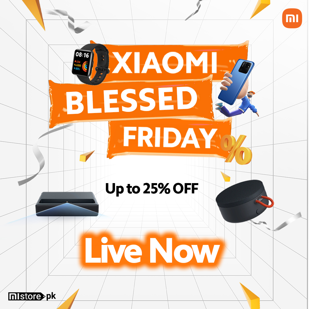 MistorePk's tweet photo. 𝗫𝗶𝗮𝗼𝗺𝗶 𝗕𝗹𝗲𝘀𝘀𝗲𝗱 𝗙𝗿𝗶𝗱𝗮𝘆 𝗦𝗮𝗹𝗲! Discounts are Live.

#UnboxYourSmartLife Now to grab Xiaomi’s official Products at Up to 25% Discounts only on #Mistorepk.
Hurry Up!

Shop Now: https://t.co/OAIgDUGc2S
#BlessedFriday #Xiaomi #Sale #Discounts https://t.co/6xlfZUsNvV
