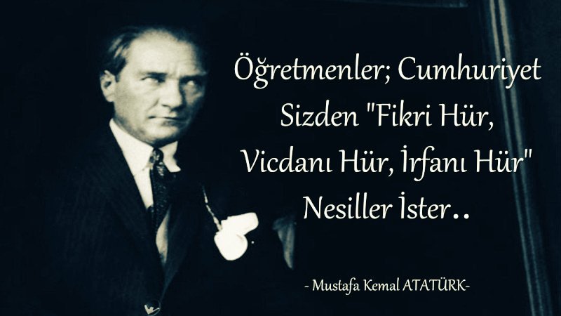 BEH_2012's tweet photo. Başta Başöğretmenimiz Gazi Mustafa Kemal Atatürk ve şehit öğretmenlerimiz olmak üzere aydınlık geleceğimizin mimarı, sevgi ve fedakarlık timsali tüm öğretmenlerimizin Öğretmenler Günü kutlu olsun...

#24KasımÖğretmenlerGünü https://t.co/soXX6TEqAE
