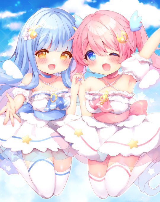 ふたりでひとつのメリメロちゃんが
ずっと大好きです🕊🌸✨
#あんガルファンアート
#あんガル10周年 