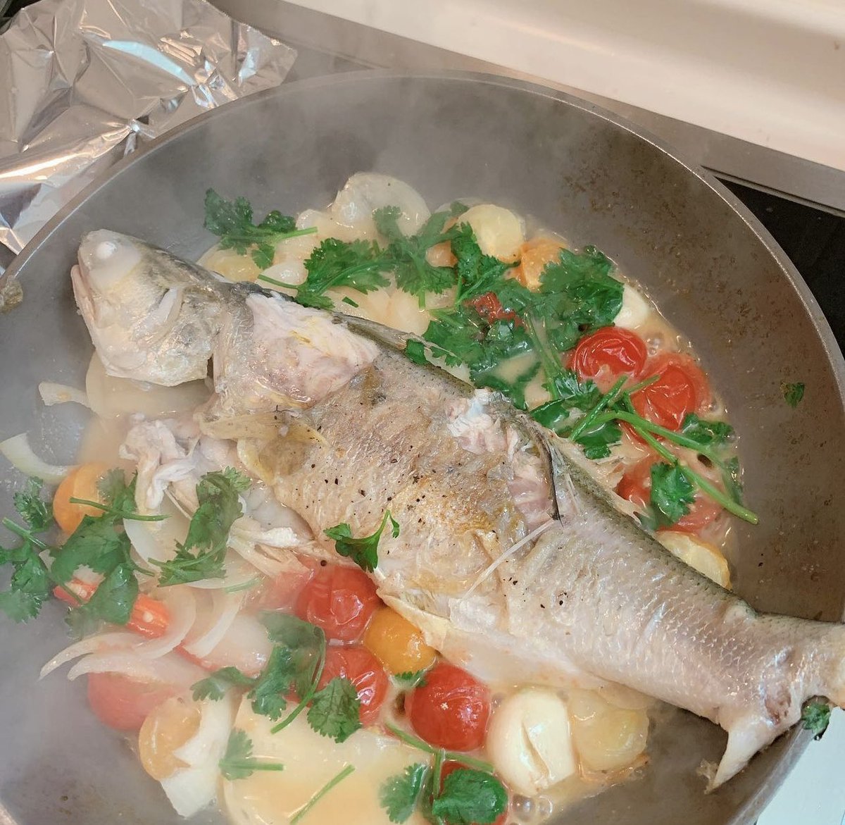 煮魚啦⋯⋯
#小推友齊煮食