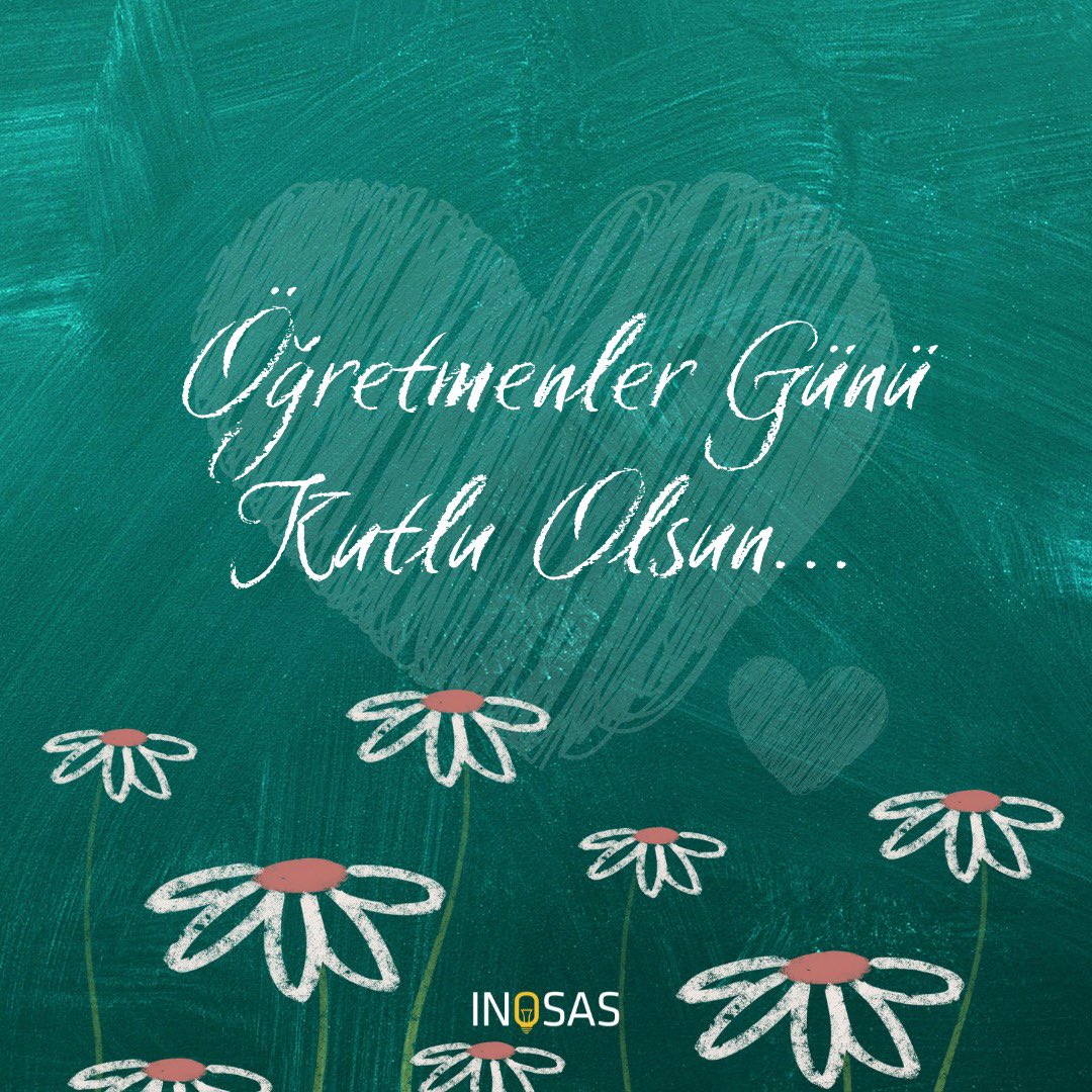 InosasIT's tweet photo. Başta Başöğretmen Atatürk olmak üzere tüm öğretmenlerin Öğretmenler Günü kutlu olsun.

#24Kasım #öğretmenlergünü #inosas https://t.co/I5fXk0hJbO