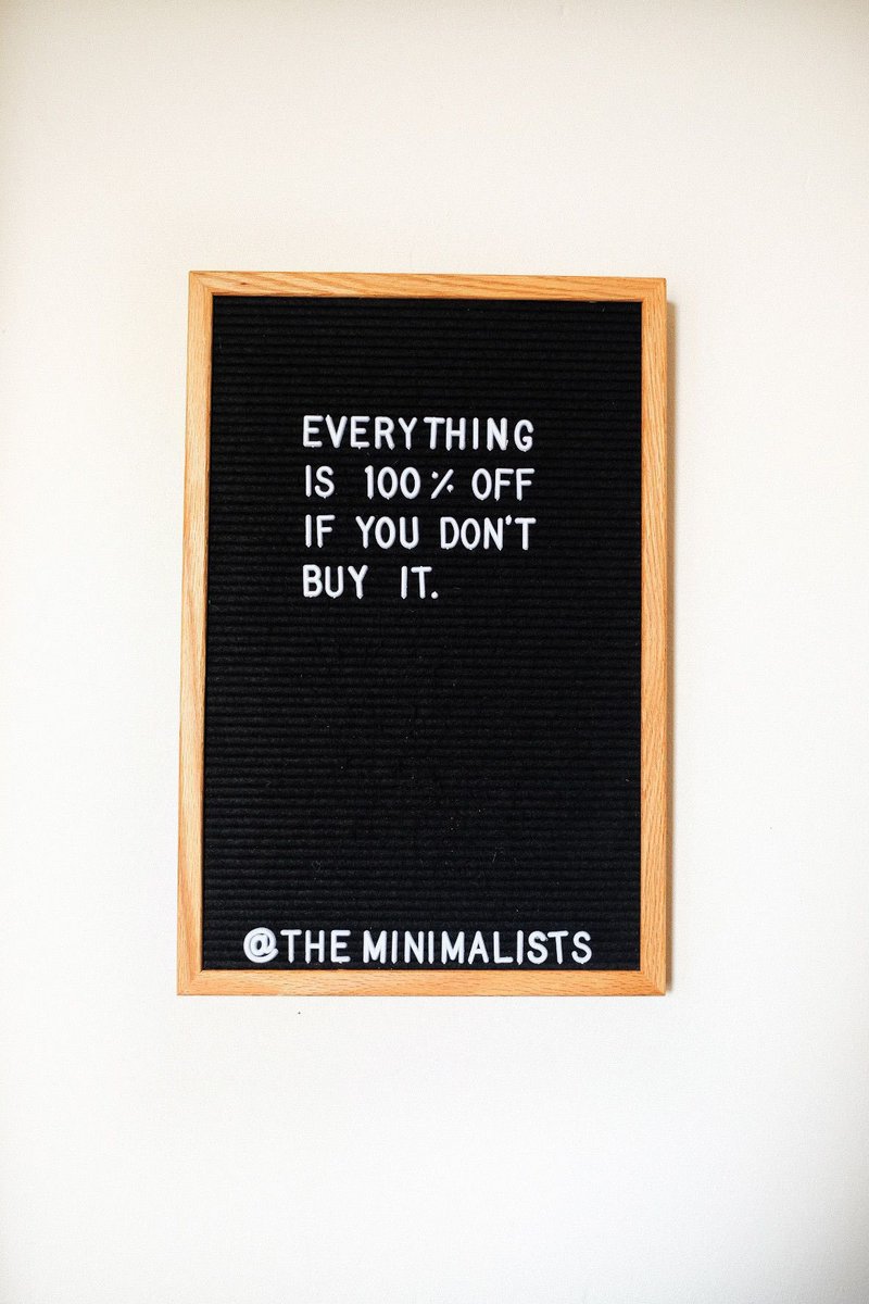 #BlackFriday @TheMinimalists