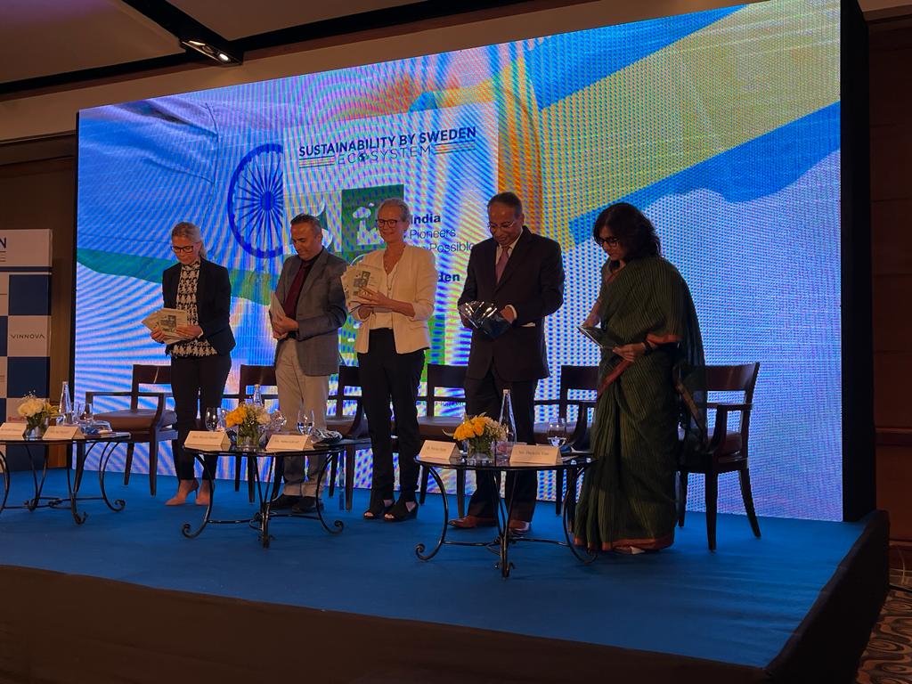 Team Sweden launches, India- Sweden Green Transition Partnership (ISGTP) in Mumbai to promote sustainability and carbon neutral future by exchanging expertise, knowledge and sustainable business practices. 
@SwedeninIndia 
#sustainability 
@annalekvall 
@RPourmokhtari