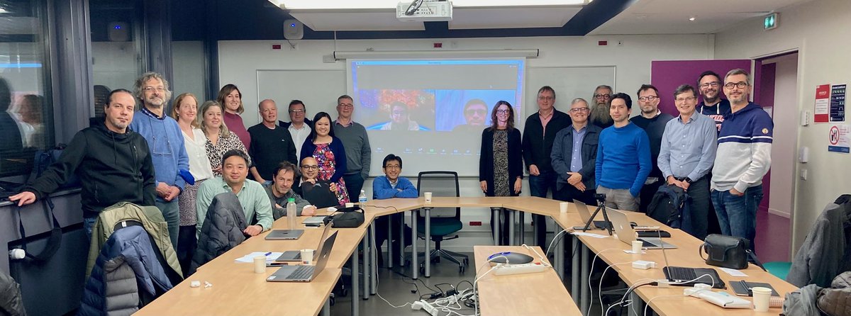 KarenLeeWaddell's tweet photo. Very productive SKA Regional Centre Steering Committee (SRCSC) meeting this week! There’s a lot of work ahead but a clearer idea of how we will proceed together to make the SRC Network a reality.
Merci beaucoup @Sorbonne_Univ_ for hosting us!
#SRCNet @SKAO @SKA_Australia https://t.co/auUtofvPS2
