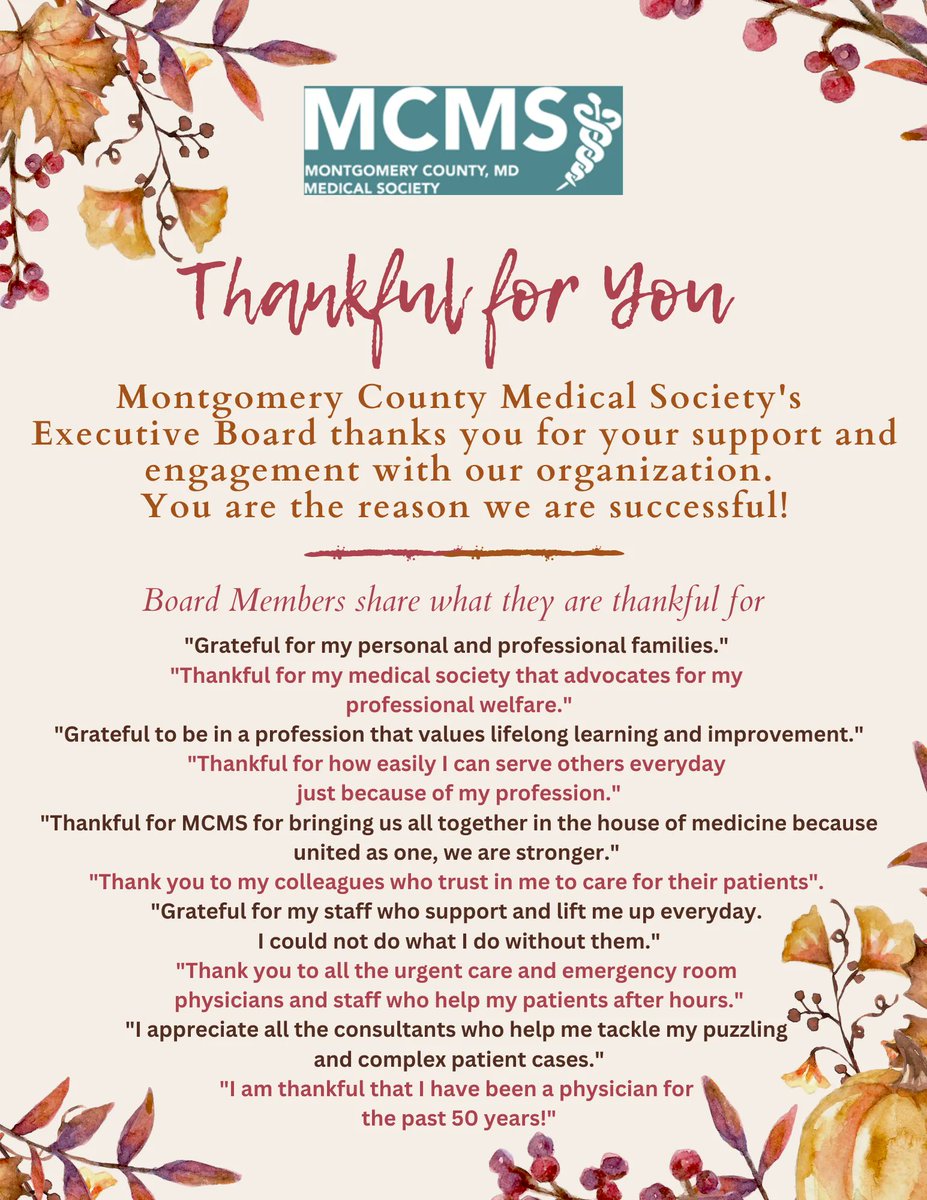 MCMS - Montgomery County Medical Society (@montmedicine) on Twitter photo 