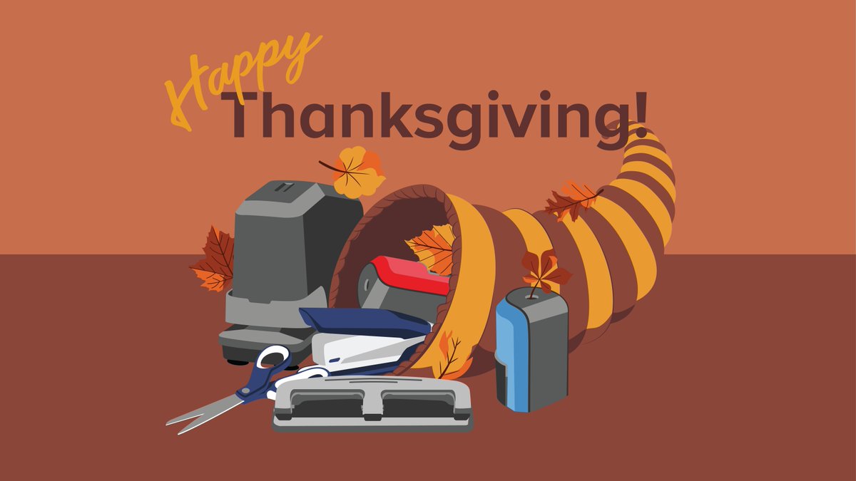 🦃 From all of us here at Bostitch Office, we wish you and your loved ones a healthy and happy Thanksgiving!⁠ #thanksgiving #thanksgiving2022 #givethanks #happythanksgiving