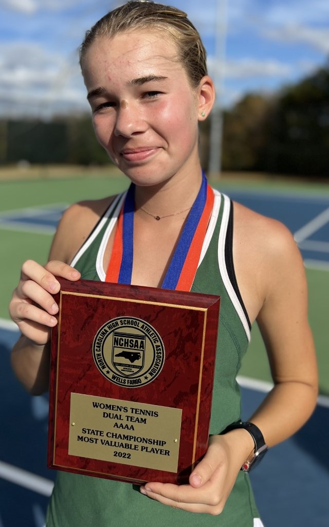 NCHS Tennis on Twitter "Green Hope High School freshman Brianna