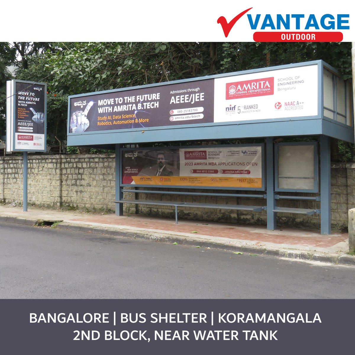 VantageOutdoor's tweet photo. #BusShelter Advertisement at Bangalore, For booking โ 9500005749 or ๐ https://t.co/roVSast2ML
#busshelteradvertising #bangalore #bangaloreads #busshelterads #outdooradvertising #ooh #oohadvertising #advertisement #busstopadvertising #busstopads #outdoorads #mediaadvertising https://t.co/9BAOznHGq9