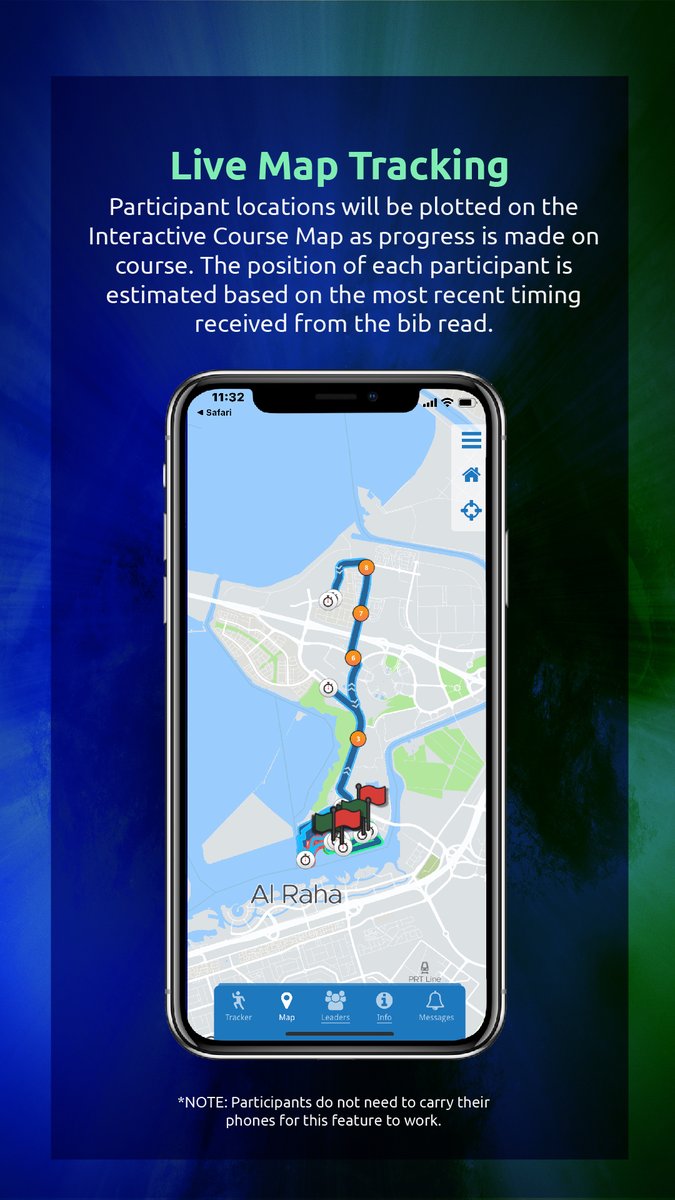 WTSAbuDhabi's tweet photo. Live track your loved ones with the SportSplits app: https://t.co/1BSiOn4Dsf 

Features include:
- Mobile App
- Live Web Tracker
- Live Leaderboard
- Live Map Tracking
*Times posted during the event are Unofficial. Official results are posted upon completion of the event. https://t.co/k3uTuqWkWy