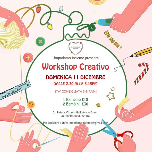 Festa di Natale e Workshop Creativo - Domenica 11 Dicembre - mailchi.mp/7d9cd8cace57/e…
