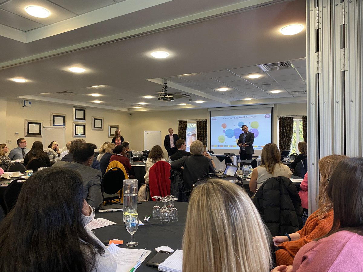 Great start to our #SWEdConf22 - focussing on independent prescribing and developing the workforce with <a href="/HaddingtonNick/">@HaddingtonNick</a> @AvonlpcRichard <a href="/lanesian/">Sian Williams</a> @HEE_SouthPharm <a href="/PWD_South/">Pharmacy Workforce Development South (PWDS)</a>