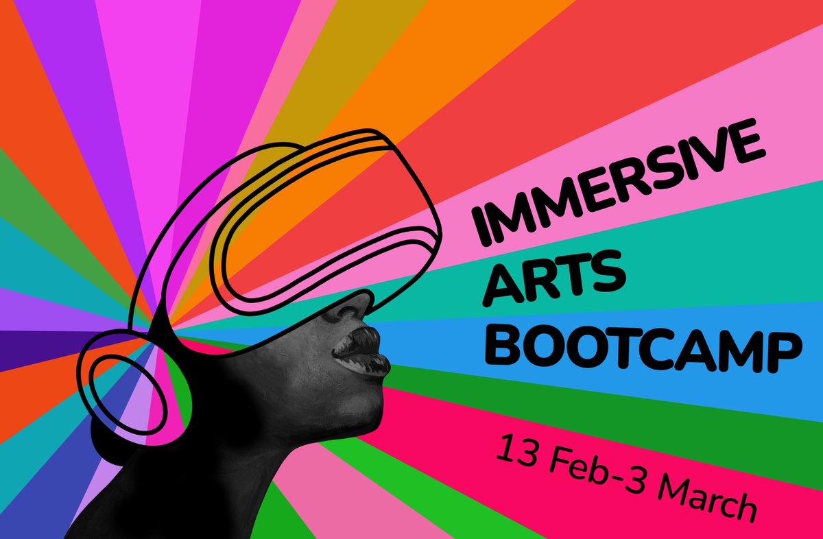 Next Feb we host our first Immersive Arts Bootcamp, an extravaganza of inspirational talks, workshops, tech demos w/ advice on career paths &amp; funding your XR projects.  Additional support available for ND &amp; disabled attendees.
Find out more: bom.org.uk/2022/11/24/imm…