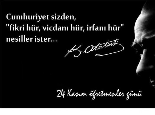 ParametreM's tweet photo. Fikri, vicdanı, irfanı hür nesiller yetiştiren sevgili öğretmenlerimizin 24 Kasım Öğretmenler Gününü kutlarız. https://t.co/fNKefLz1Rz