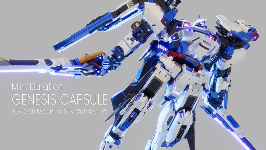 fvsionistio's tweet photo. 🚨Attention 🚨

Genesis Capsule Free Mint WL winners will be notified on Discord in 12h 🔥

Genesis Capsule mint starts on Nov. 24th 18:00 PT and will last 24h 

Turn on notifications, new event &amp; exciting announcements coming soon 👀
RT+L this +80 APs, you will need it soon!🤪 https://t.co/Z0KIMClweM