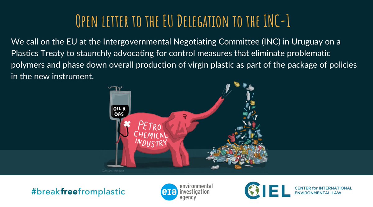 brkfreeplastic's tweet photo. A welcomed step in the right direction ✨But as Europe enters winter with a looming #EnergyCrisis, plastics treaty negotiations MUST address phasing down of virgin plastic production - the largest driver of the growth for oil &amp; gas🏭

Read our open letter https://t.co/j4UhQmBDOm https://t.co/IQNCl6IrSY