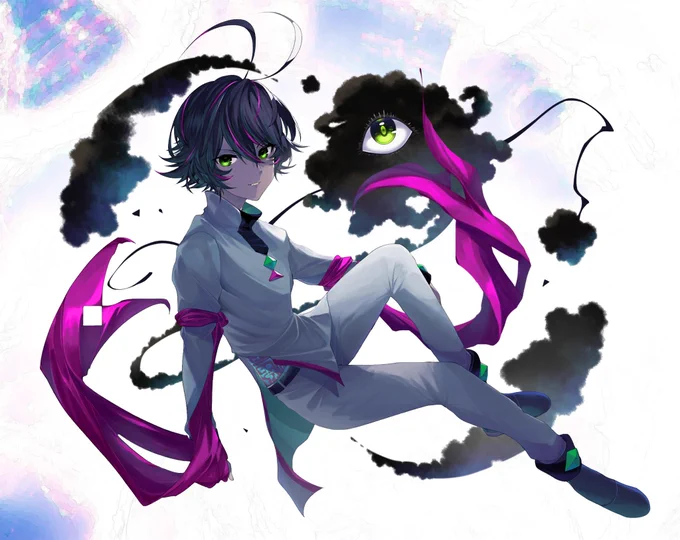 #いい不死の日なのでうちの不死キャラ紹介する毎年紹介してる気がしますが今年も紹介させていただきます。不死身のダリアお兄さんです。よろしくお願いいたします。 