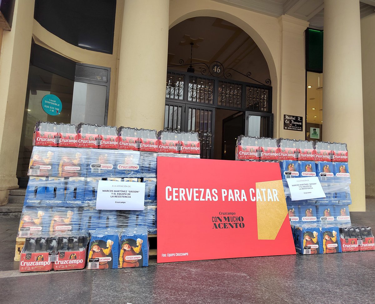 Cruzcampo's tweet photo. Los deseos de @grisonbeatbox son órdenes para mí. Ahí tenéis. https://t.co/hoFDyhFzV9