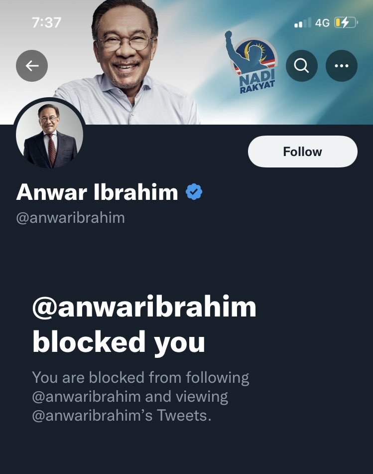 tankengliang's tweet photo. can the admin of PM @anwaribrahim pls unblock me ….we already have a peace accord.

Thanks
#AnwarIbrahim
#anwar
#PM10 https://t.co/DPpRH75NRA