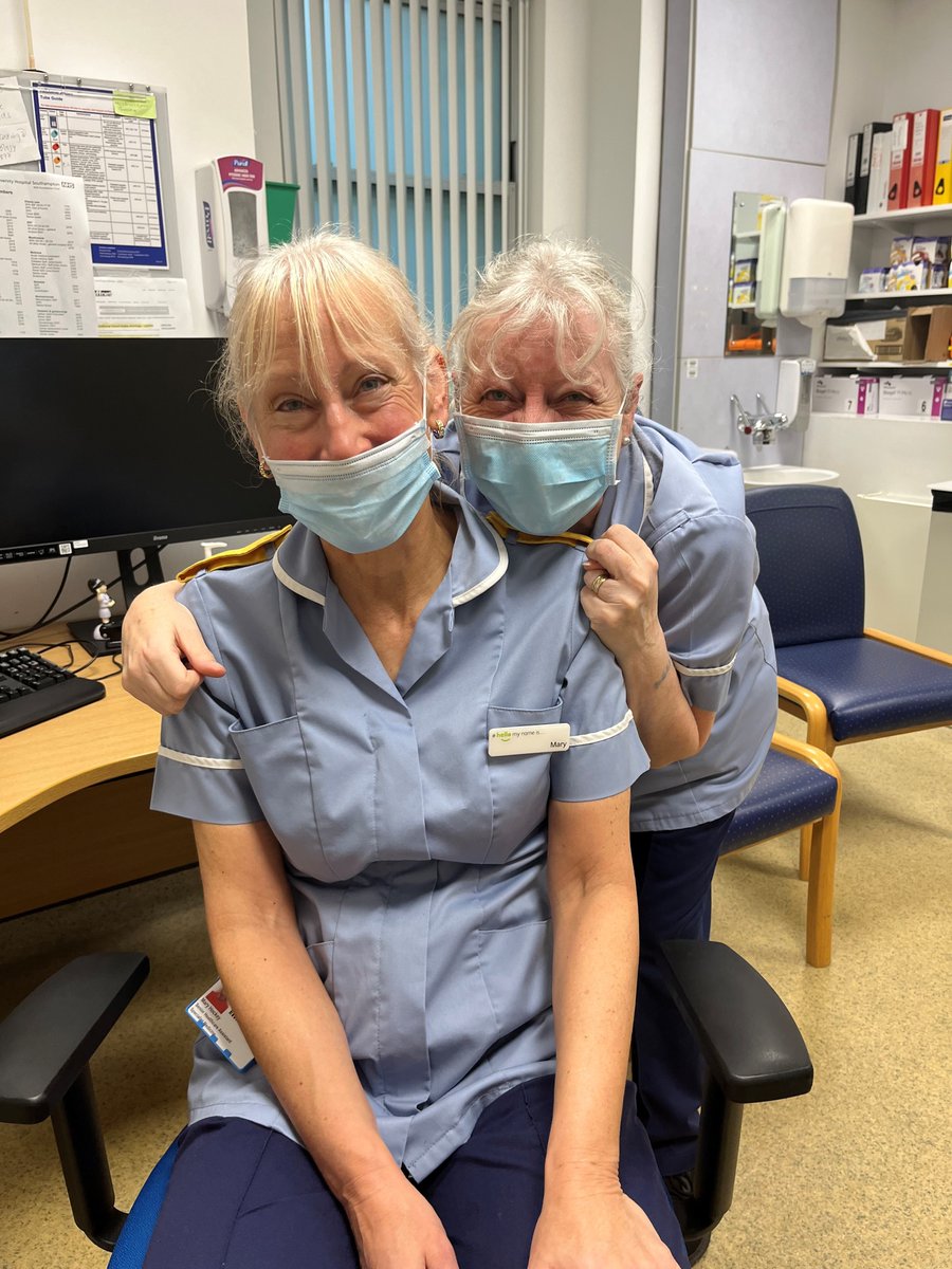 UHSradiotherapy's tweet photo. Belated Happy HCA Day for yesterday to our 2 lovely HCAs Mary and Fran. We are so lucky to have you both and REALLY appreciate you! #UHSFT #UHSRT https://t.co/QO8tSPdAmV