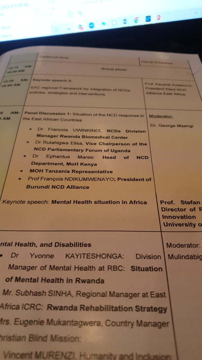 NCDAllianceKe's tweet photo. Our Chair, Dr @zippyali presented Kenya's #NCD situation, and response at the ongoing Regional NCD Conference 2022 in Kigali, Rwanda. https://t.co/5lqaYDps1r