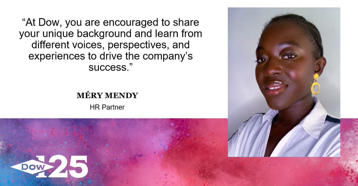 cslopes5's tweet photo. For us, representation across multiple dimensions of #diversity is key. This is one of the reasons our colleague Méry applied for a position at Dow after discovering our culture.

Learn more 👉 https://t.co/5ObqKL4tKo https://t.co/aA9Fd8YDjW