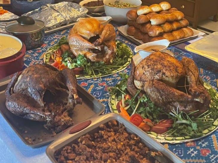 It’s #Thanksgiving & I'm excited to host colleagues for a delicious meal of turkey, cranberries, potatoes, pumpkin pie & much more. It’s also customary to share what we’re thankful for - I’m thankful to be here as US Consul General in #Hyderabad. What are you thankful for?