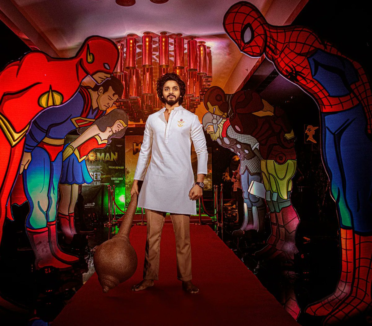 tejasajja123's tweet photo. #HanuManTeaser Launch

Special mention to @shreyasgroup for the SuperHeroes Setup https://t.co/zOGBTb8FST