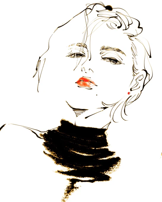 「このまま いっそ」消えて無くなってしまおうか絵を観てくださる方がいるおかげで描くことに向き合えています感謝です#イラスト#illustration 