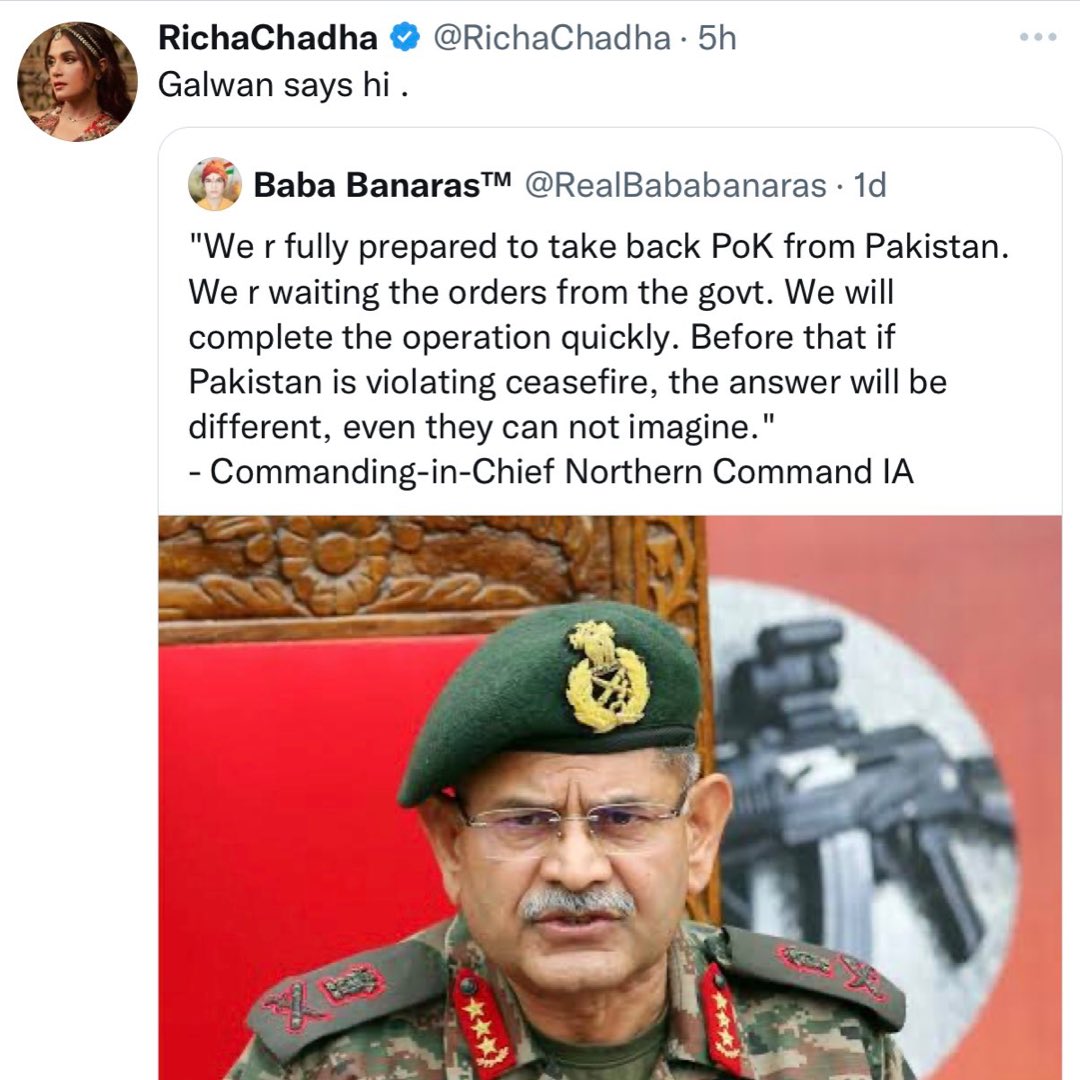 1 actress richa chadha in 2012 wagah border has to be the greatest
