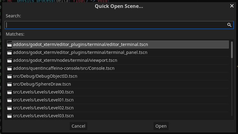 _janglee's tweet photo. @StevePixelFace I use ctrl+shift+O and alt+shift+O for quick open popup for scene and scripts. I guess many people are not aware of this, despite being so useful. https://t.co/sruOo7neM0