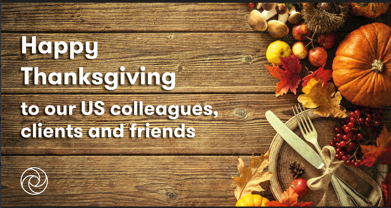 Happy #thanksgiving to our US colleagues, clients, friends and partners. We’re #thankful for all of our people and the contributions they have made to our organization and communities this year. 

#thanksgiving2022
