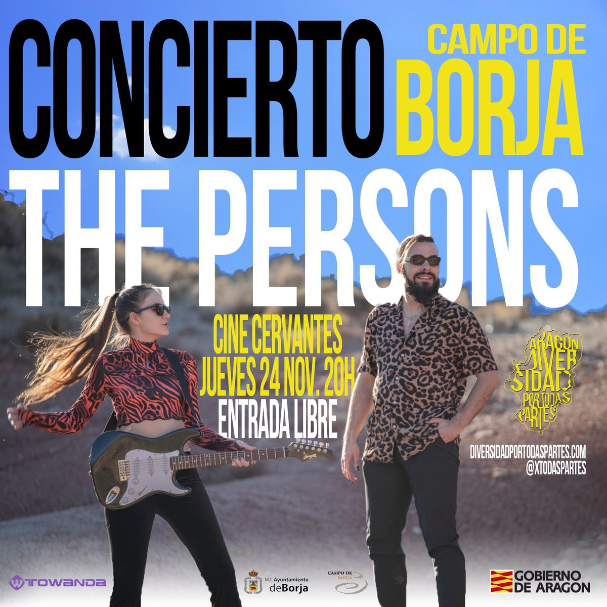 xtodaspartes's tweet photo. Hoy en #Borja tu opinión y tus derechos a ser, amar, desear o convivir como quieras importan. La opinión de quienes quieren pisar derechos del resto pues... mira, como que no. Tú lo sabes y @ThePersonsEG te lo cantan a las 20h en el #TeatroCervantes
https://t.co/7PRtmCLefD https://t.co/avBBaU7CSQ