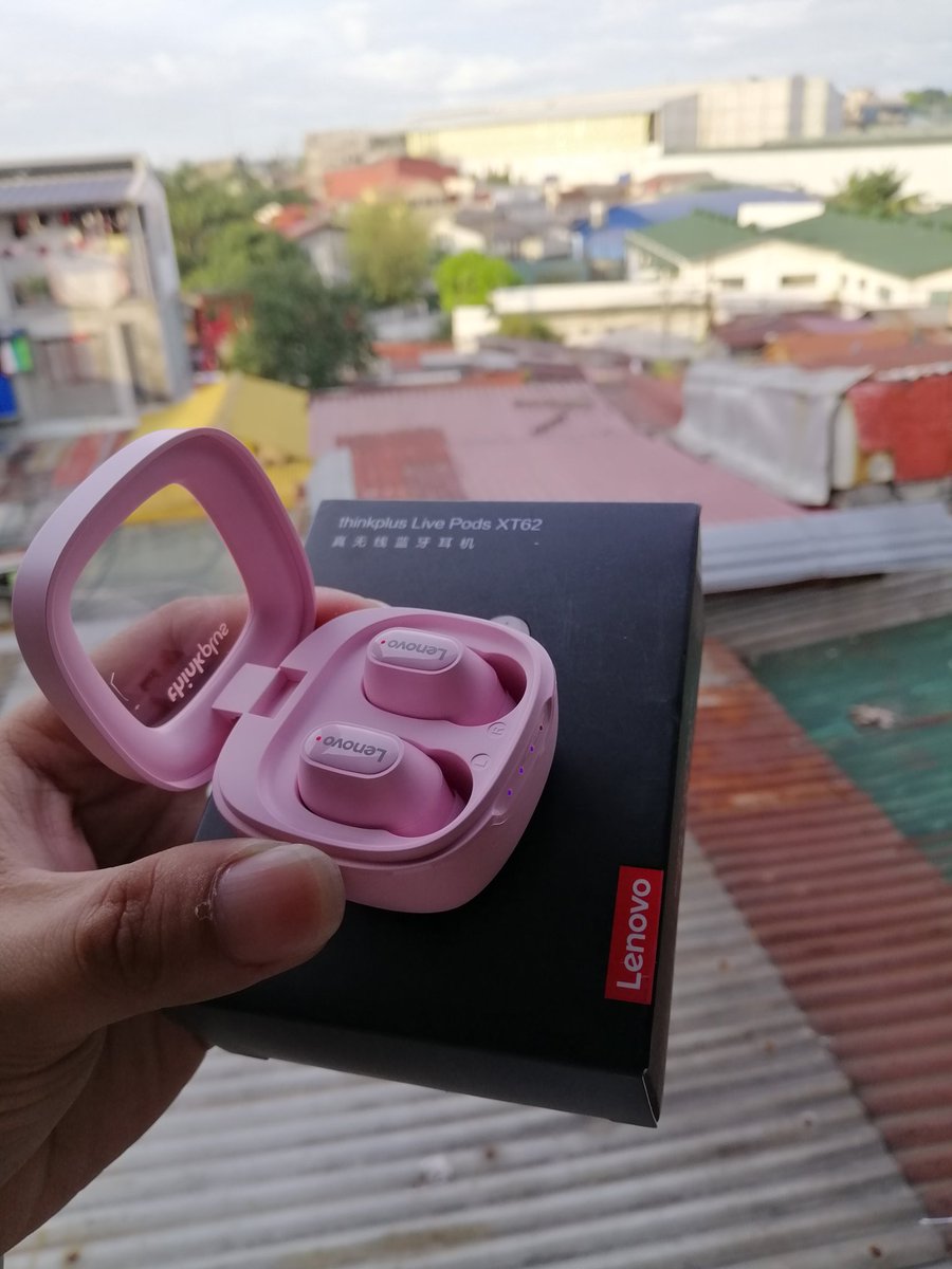 jhybyy's tweet photo. Budol talaga! Sulit para sa P100+ lang na #LenovoThinkplusLivePodsXT62 https://t.co/CBTUN0aPP0