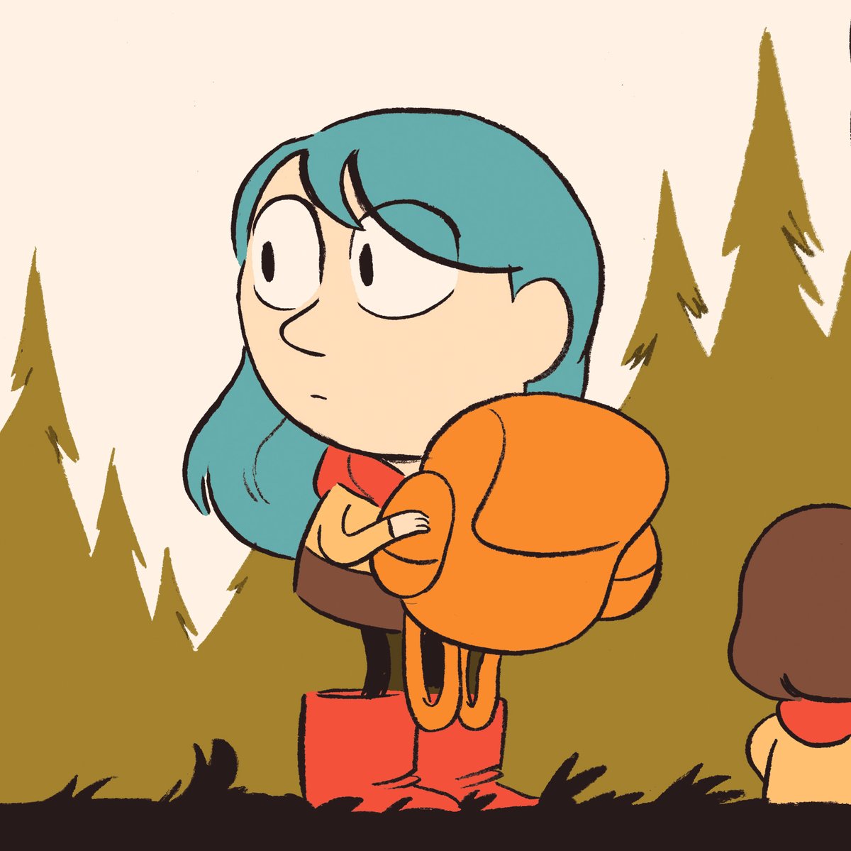 BarbaraFiore's tweet photo. Más motivos por los que nos encanta Hilda: a lo largo de los cómics podemos notar cambios en el dibujo de Luke Pearson, con lo que Hilda va evolucionando. https://t.co/5vm77CXSGd