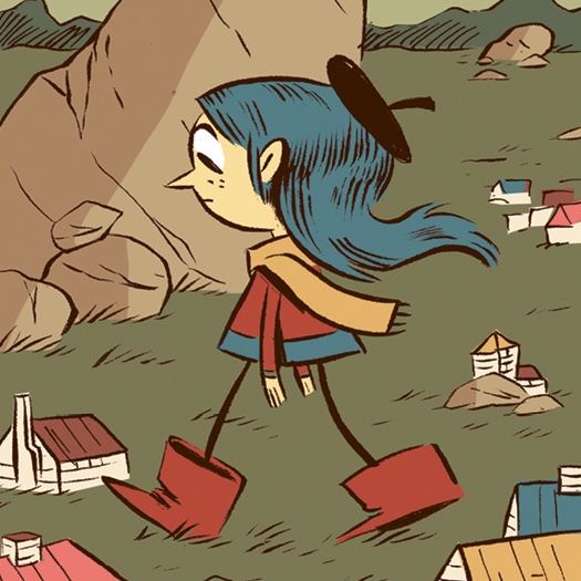 BarbaraFiore's tweet photo. Más motivos por los que nos encanta Hilda: a lo largo de los cómics podemos notar cambios en el dibujo de Luke Pearson, con lo que Hilda va evolucionando. https://t.co/5vm77CXSGd