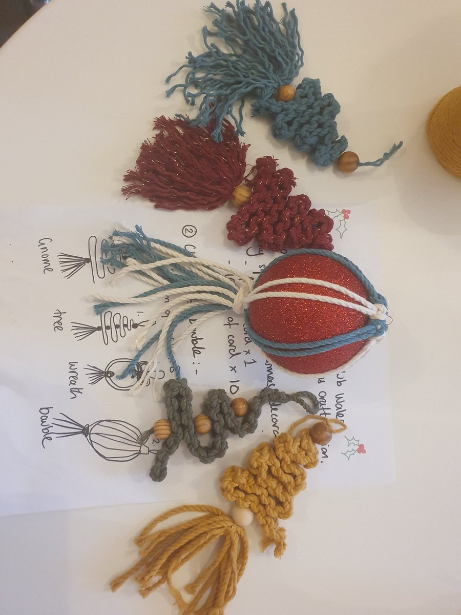 Superb afternoon ....so many beautiful items made .
#SocialPrescribing ...Next session 10th December 
Thankyou <a href="/SVougioukalou/">Dr Sofia Vougioukalou</a> <a href="/cardiffuni/">Cardiff University</a> @purplefl0wers_ 

#craft #Wellbeing #Deaf #Deaftalent
#Deafcommunity
