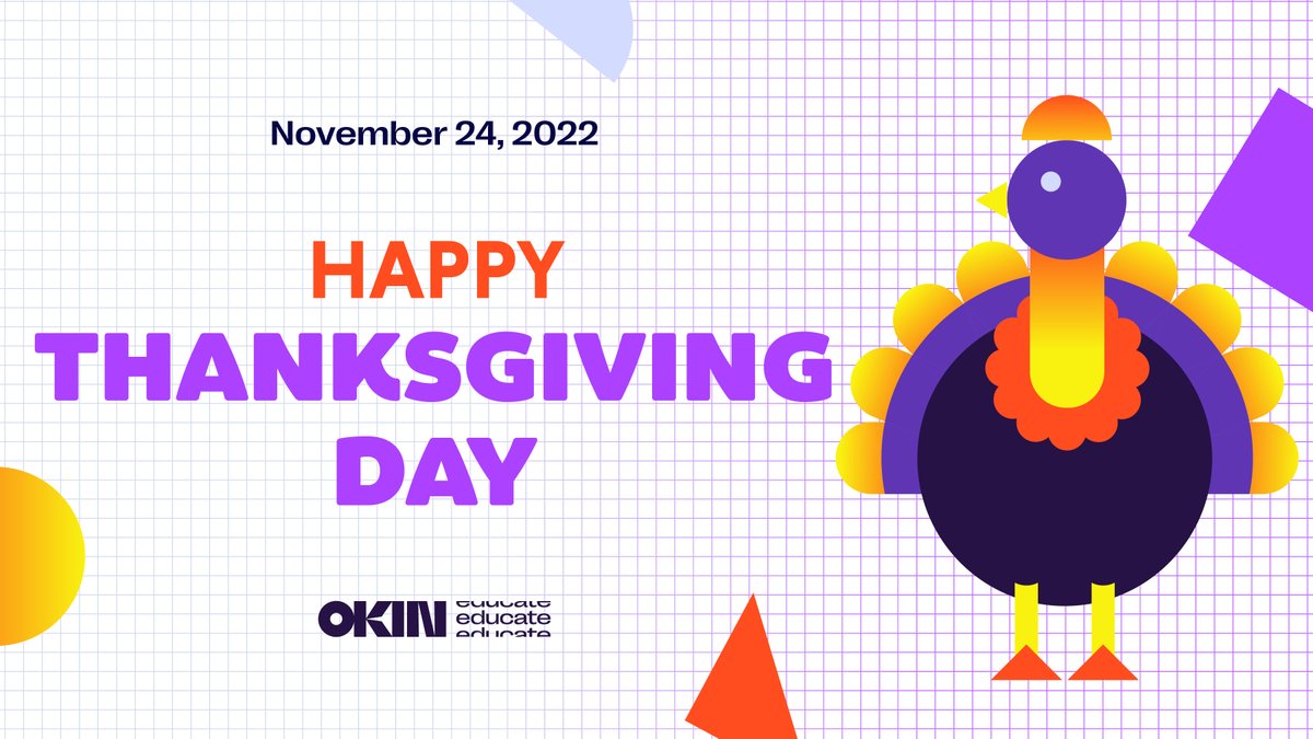 OKINeducate's tweet photo. Happy Thanksgiving, everyone!

#thanksgiving2022 https://t.co/kUi2juRjWO
