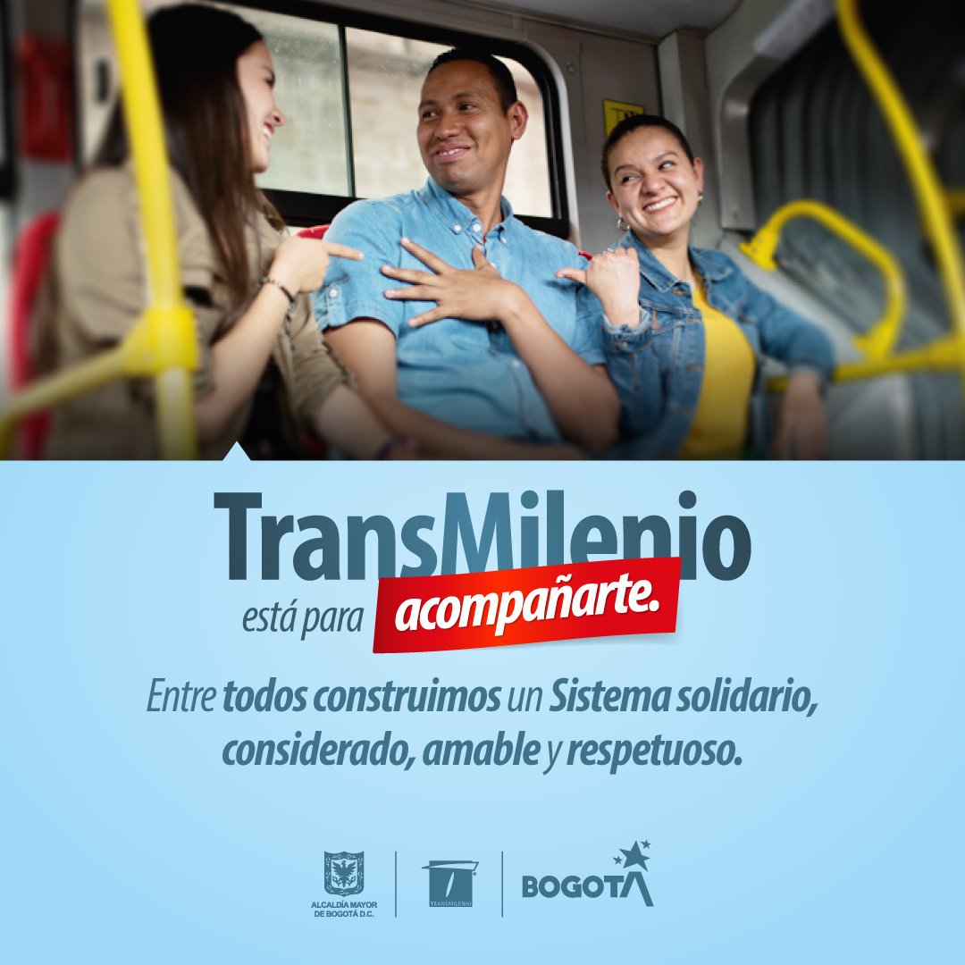 La Defensoría del Ciudadano de <a href="/TransMilenio/">TransMilenio</a>, les invita a construir un sistema mejor.

¡Acá estamos para acompañarte!