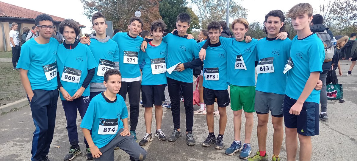 Bravo à nos 36 élèves pour leurs performances, leur motivation et leur esprit d'entraide. Une belle journée, de belles courses, une belle organisation ! <a href="/CollegeLeoFerre/">Collège Léo Ferré de Saint Lys</a> <a href="/unss31/">Unss31</a> <a href="/EpsToulouse/">EPS Académie Toulouse</a>